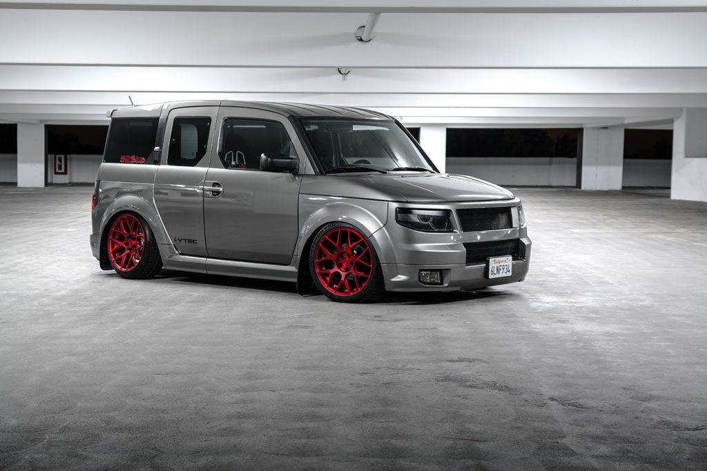 HONDA ELEMENT on custom forged wheels