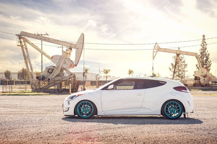 HYUNDAI VELOSTER on custom forged wheels