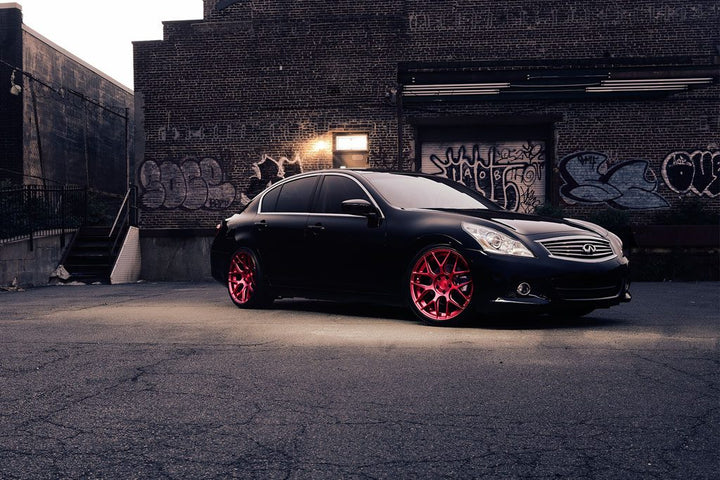INFINITI G37 SEDAN on custom forged wheels