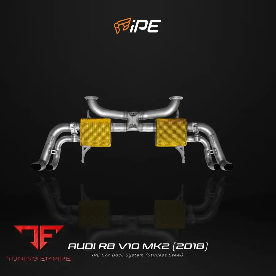 iPE exhaust system for Audi R8 MK2 V10