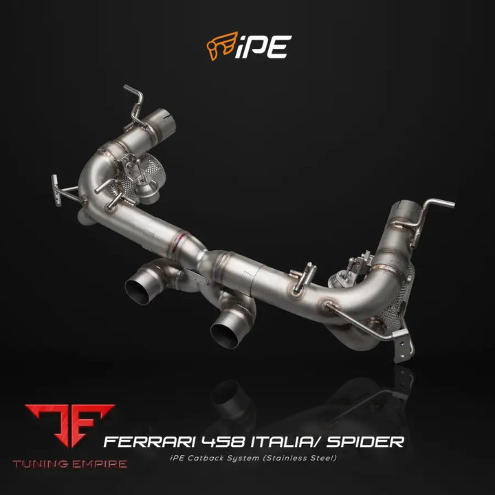 IPE FERRARI 458 ITALIA / SPIDER EXHAUST SYSTEM