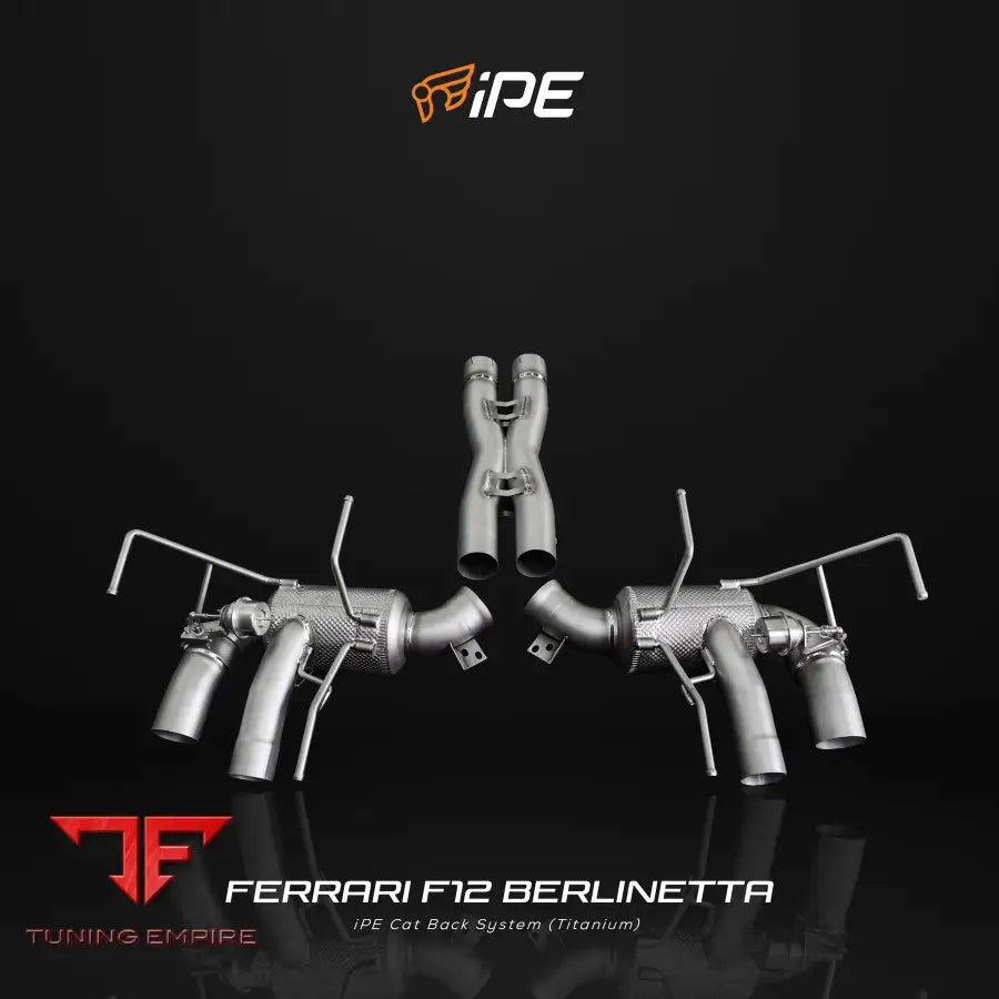 IPE FERRARI F12 BERLINETTA (TITANIUM) EXHAUST SYSTEM