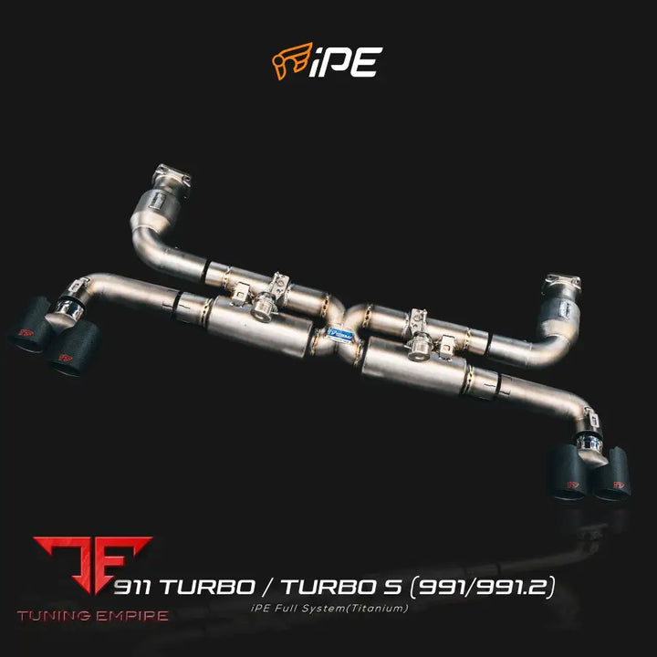 IPE PORSCHE 911 TURBO / TURBO S (991/991.2) (TITANIUM) EXHAUST SYSTEM
