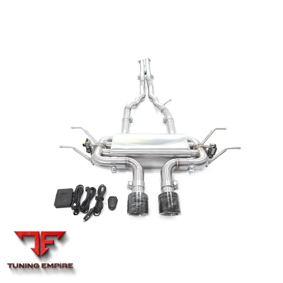 JAGUAR F-TYPE 3.0T STAINLESS STEEL CATBACK RAZOR EXHAUST WITH MUFFLER VALVE