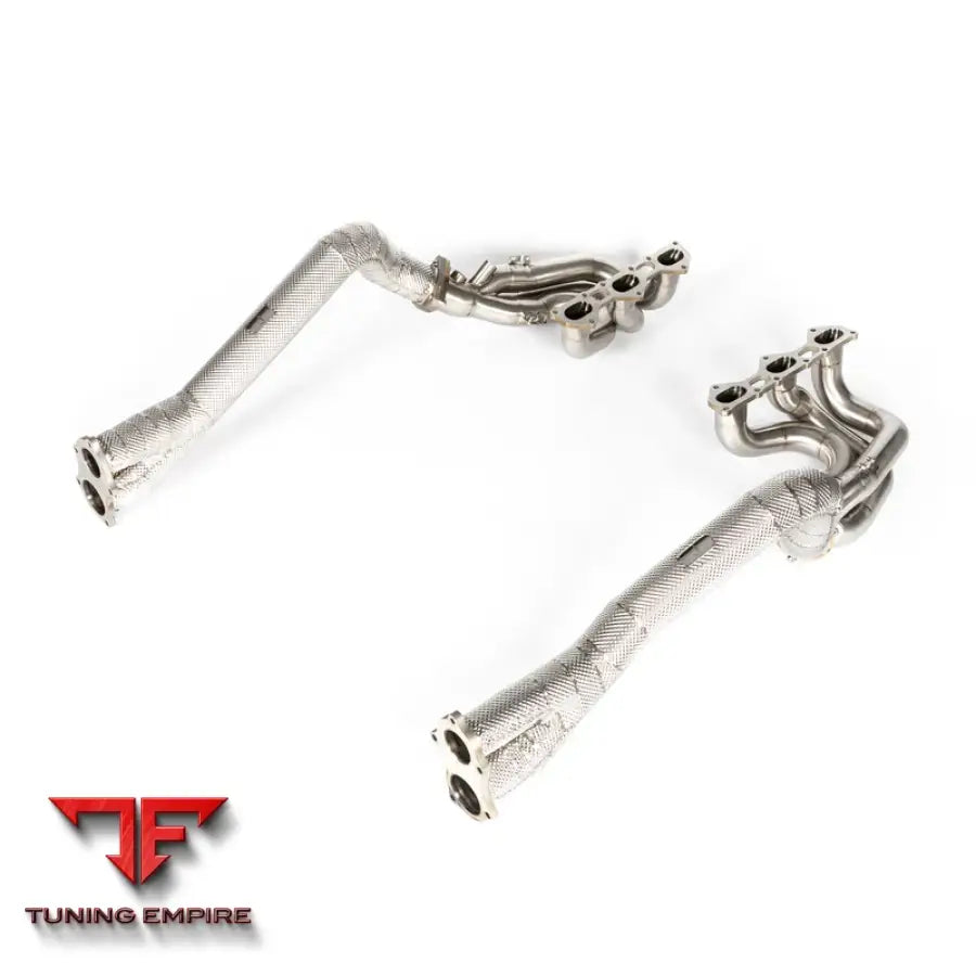 JCR PORSCHE INCONEL RACE MANIFOLD & TITANIUM LINK PIPES (NON SILENCED) EXHAUST SYSTEM