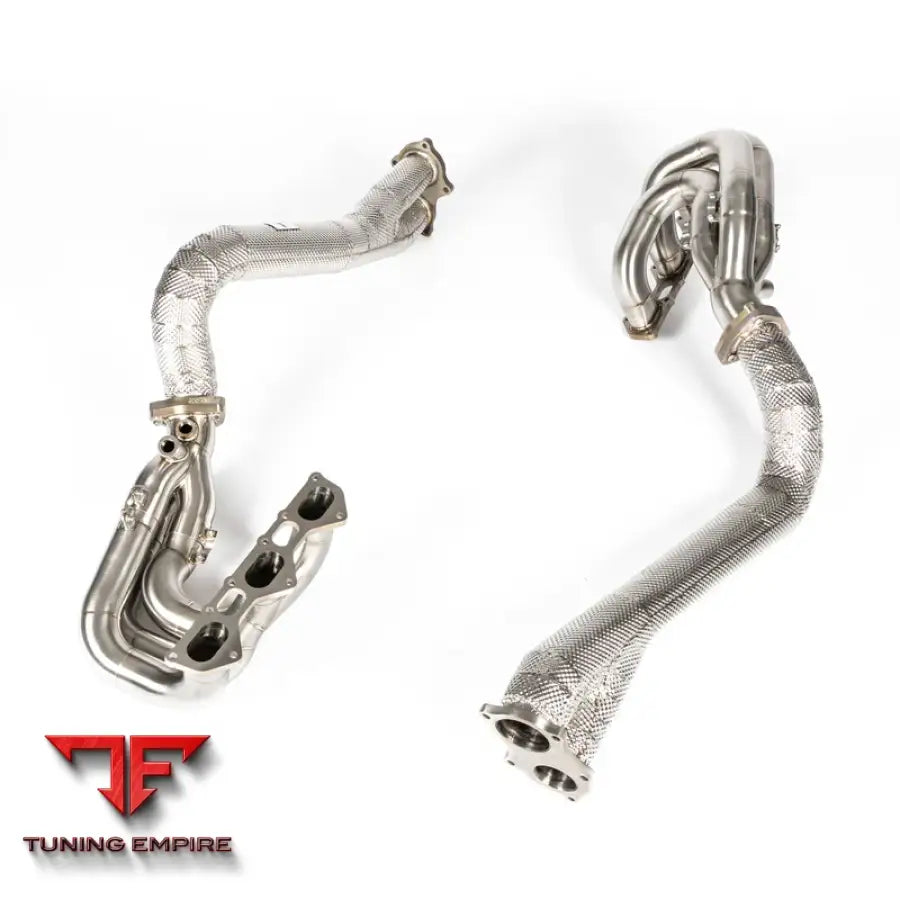 JCR PORSCHE INCONEL RACE MANIFOLD & TITANIUM LINK PIPES (NON SILENCED) EXHAUST SYSTEM