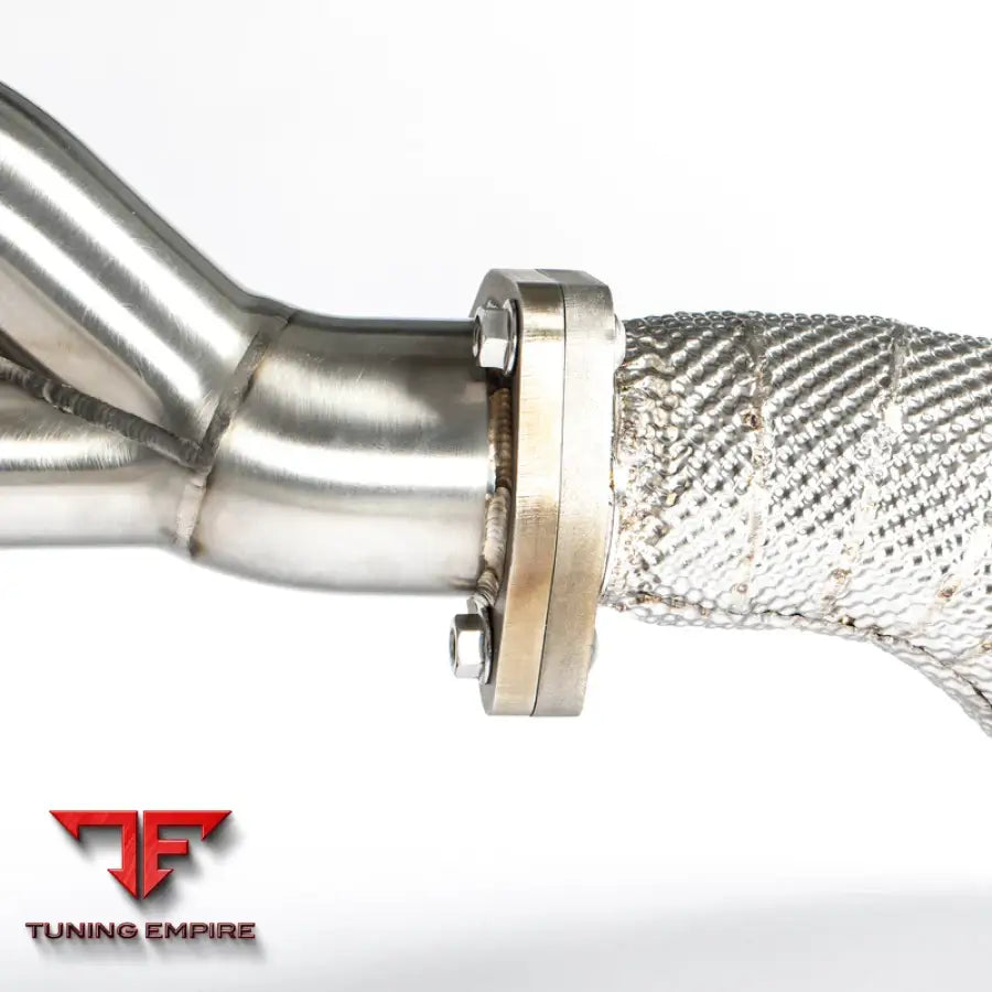 JCR PORSCHE INCONEL RACE MANIFOLD & TITANIUM LINK PIPES (NON SILENCED) EXHAUST SYSTEM