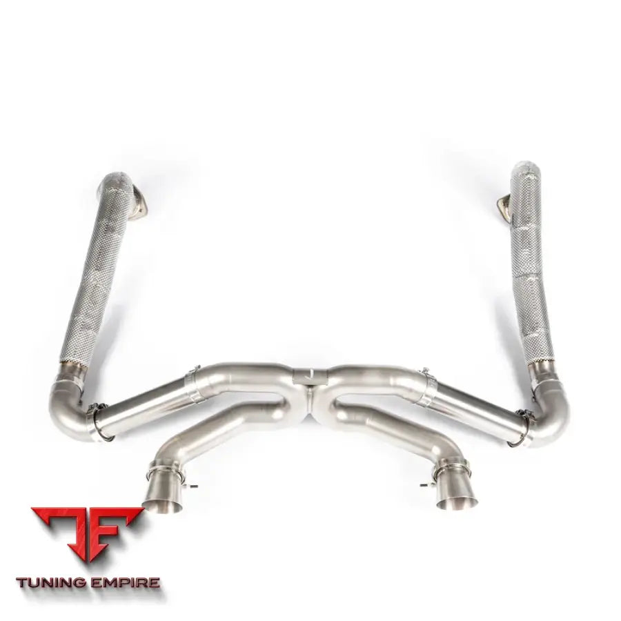 JCR PORSCHE TITANIUM SUPERLIGHT RACE PIPE (NON SILENCED) EXHAUST SYSTEM