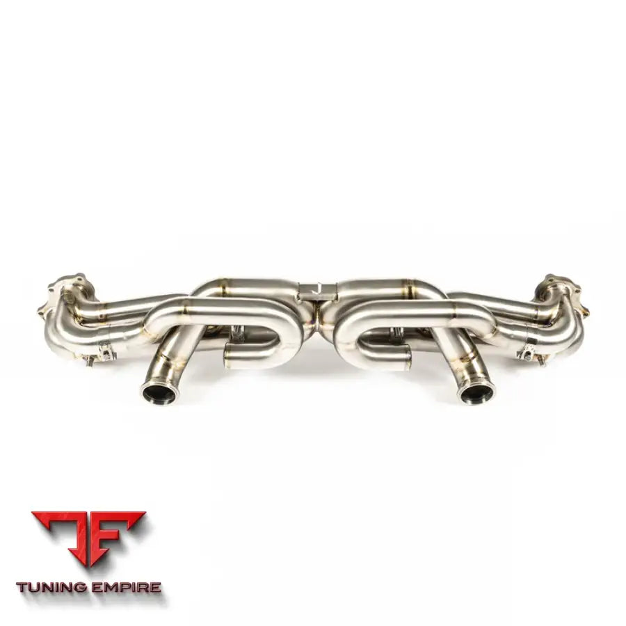 JCR PORSCHE TITANIUM VALVED RACE PIPE (NON SILENCED) EXHAUST SYSTEM