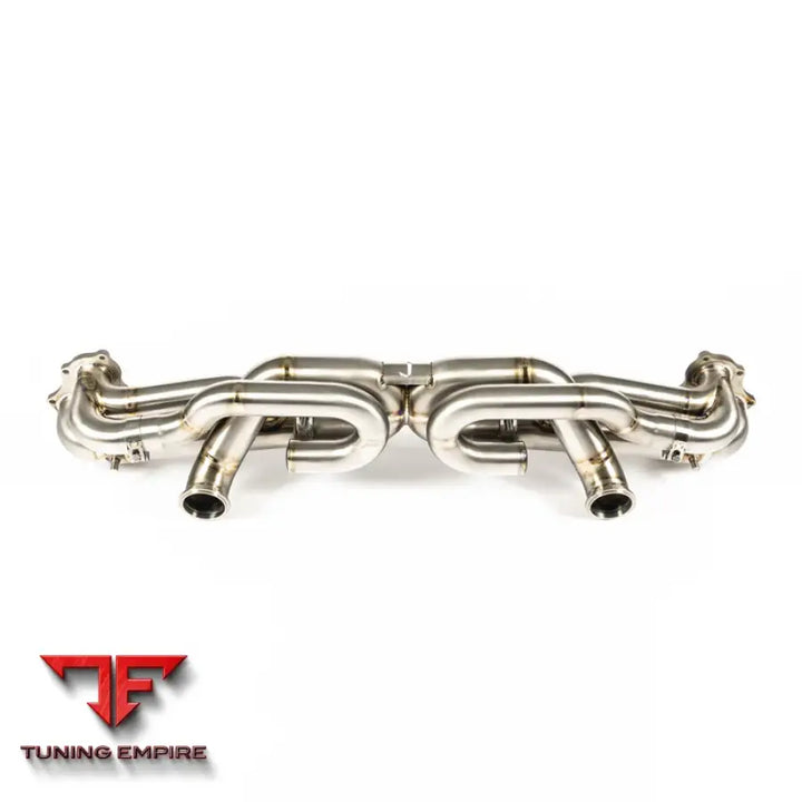 JCR PORSCHE TITANIUM VALVED RACE PIPE (NON SILENCED) EXHAUST SYSTEM