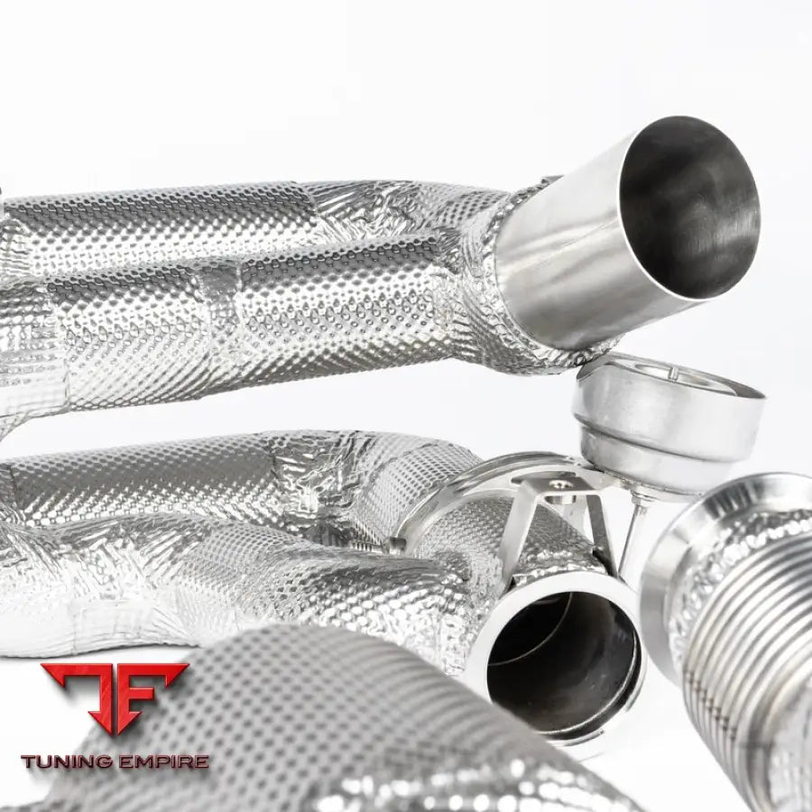 JCR PORSCHE 918 SPYDER INCONEL VALVED RACE PIPE & RACE CATS EXHAUST SYSTEM