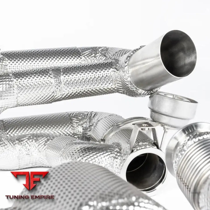 JCR PORSCHE 918 SPYDER INCONEL VALVED RACE PIPE & RACE CATS EXHAUST SYSTEM