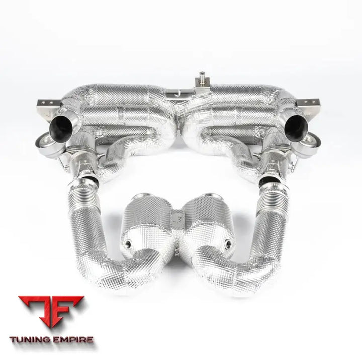 JCR PORSCHE 918 SPYDER INCONEL VALVED RACE PIPE & RACE CATS EXHAUST SYSTEM