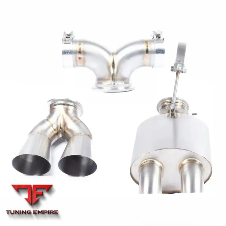 JCR PORSCHE TITANIUM TIPS (FULL KIT) EXHAUST SYSTEM