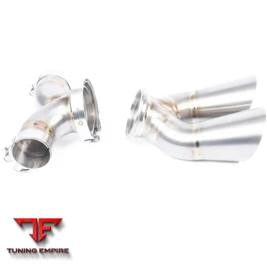 JCR PORSCHE 981 GT4 TITANIUM TIPS (MEGAPHONE) EXHAUST SYSTEM