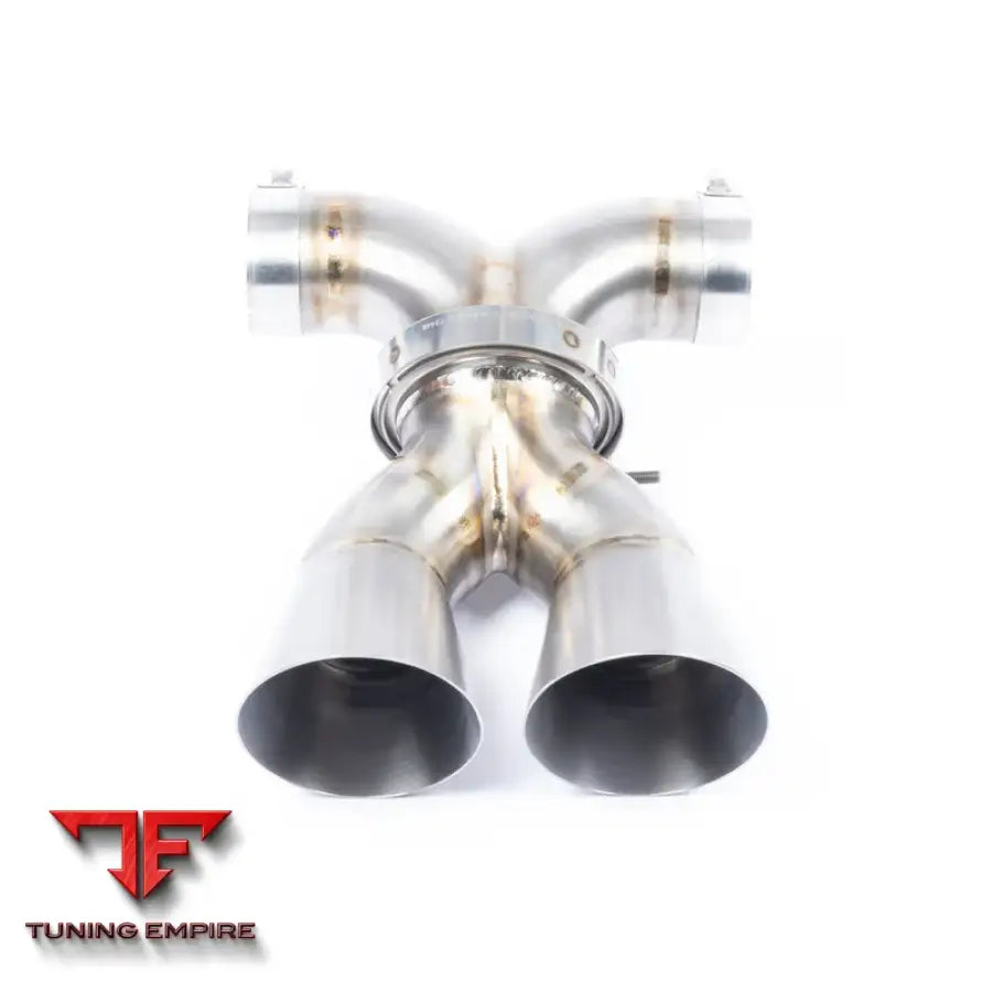 JCR PORSCHE 981 GT4 TITANIUM TIPS (MEGAPHONE) EXHAUST SYSTEM