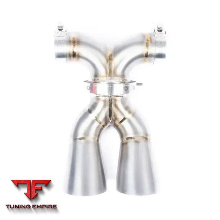 JCR PORSCHE 981 GT4 TITANIUM TIPS (MEGAPHONE) EXHAUST SYSTEM