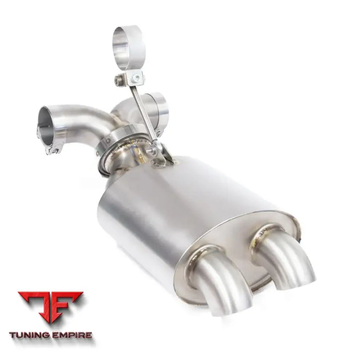 JCR PORSCHE TITANIUM TIPS (SILENCED) EXHAUST SYSTEM