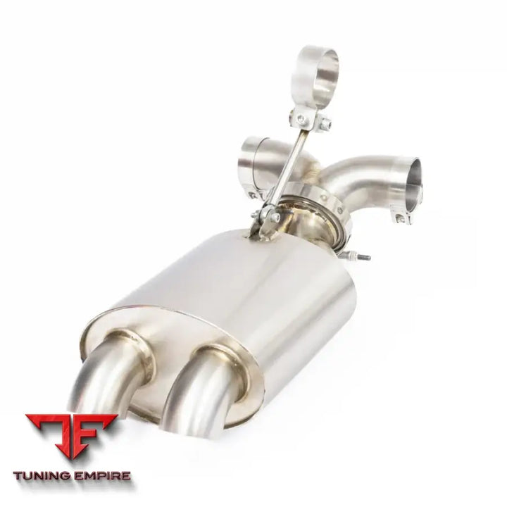 JCR PORSCHE TITANIUM TIPS (SILENCED) EXHAUST SYSTEM