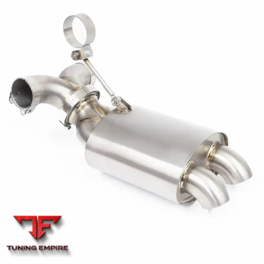 JCR PORSCHE TITANIUM TIPS (SILENCED) EXHAUST SYSTEM