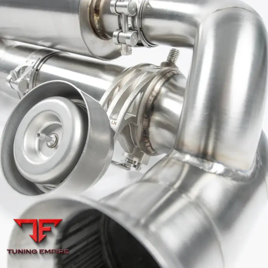 JCR PORSCHE 991.1 GT3 / RS TITANIUM SUPERLIGHT RACE PIPE (VALVED) EXHAUST SYSTEM