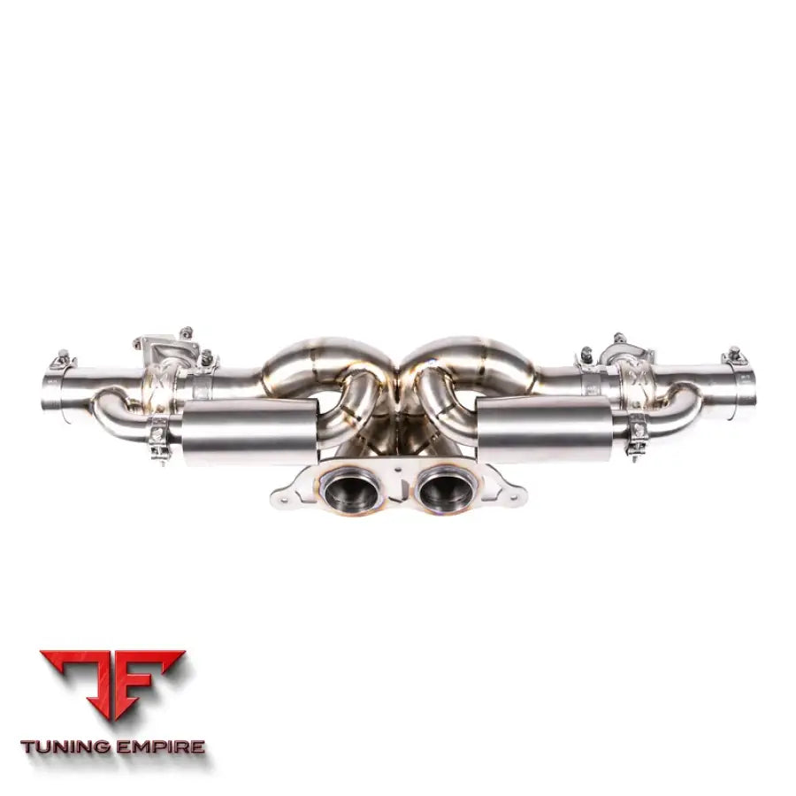 JCR PORSCHE SUPERLIGHT RACE PIPE (VALVED / RACE CATS) EXHAUST SYSTEM