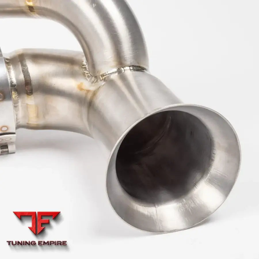 JCR PORSCHE 991.1 GT3 TITANIUM SIDE SILENCER BYPASS (NON VALVED) EXHAUST SYSTEM