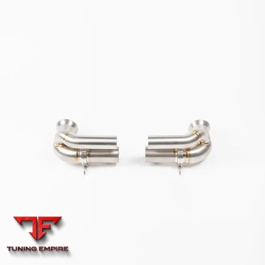 JCR PORSCHE 991.1 GT3 TITANIUM SIDE SILENCER BYPASS (NON VALVED) EXHAUST SYSTEM