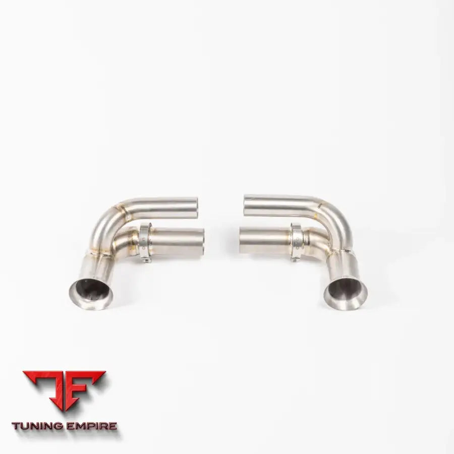 JCR PORSCHE 991.1 GT3 TITANIUM SIDE SILENCER BYPASS (NON VALVED) EXHAUST SYSTEM