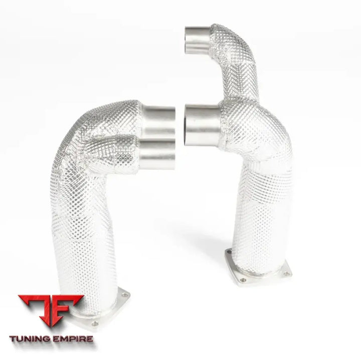 JCR PORSCHE INCONEL CAT DELETES (HEAT SHIELDED) EXHAUST SYSTEM