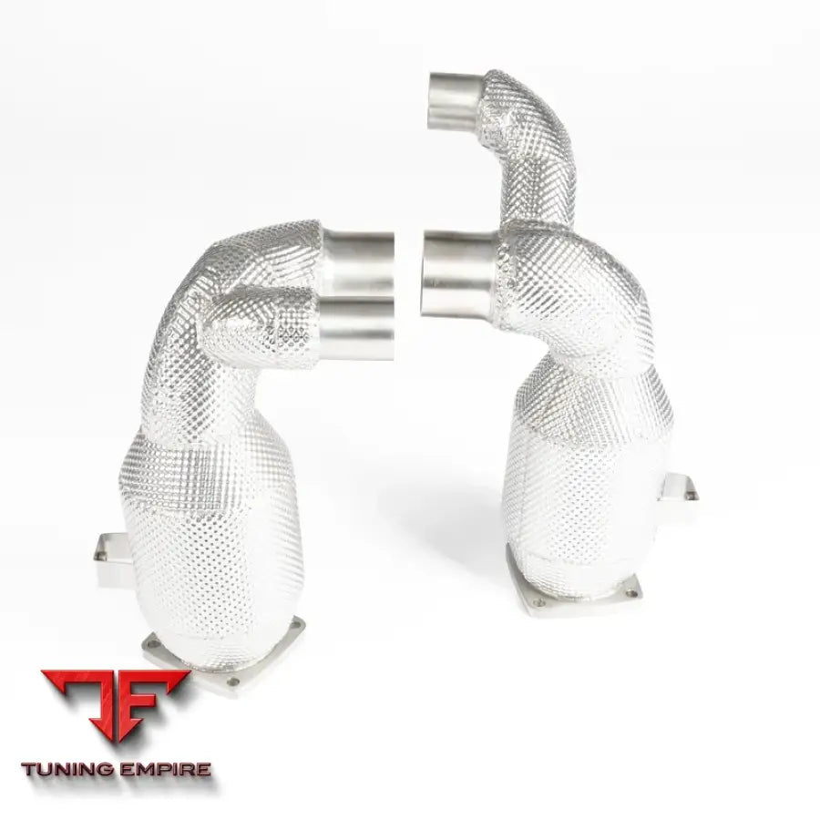 JCR PORSCHE INCONEL RACE CATS (HEAT SHIELDED) EXHAUST SYSTEM