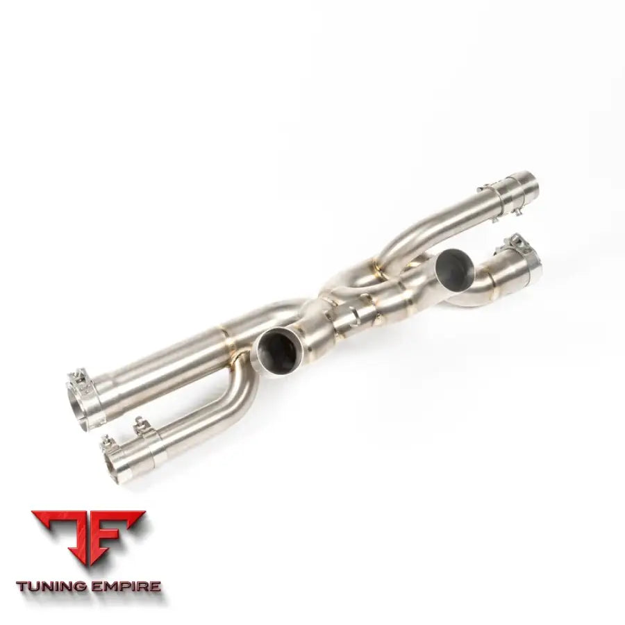 JCR PORSCHE TITANIUM CENTRE (NON VALVED) EXHAUST SYSTEM