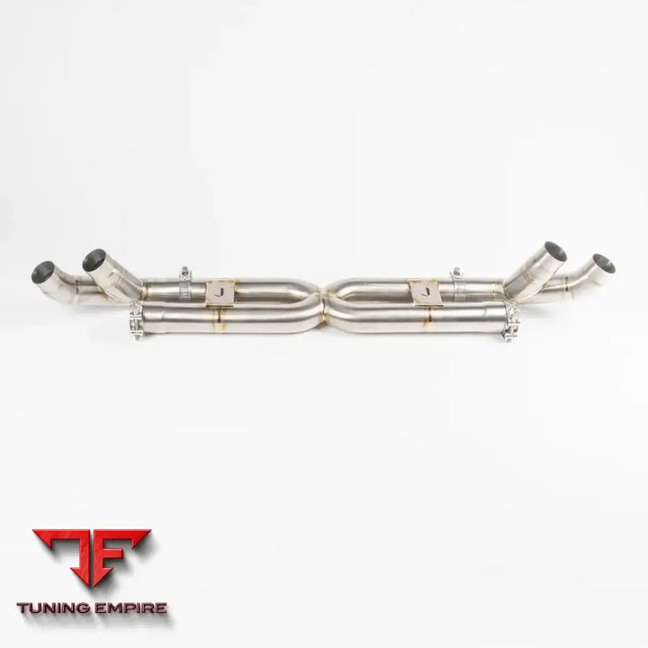 JCR PORSCHE TITANIUM CENTRE (NON SILENCED) (TURBO S EXCLUSIVE) EXHAUST SYSTEM