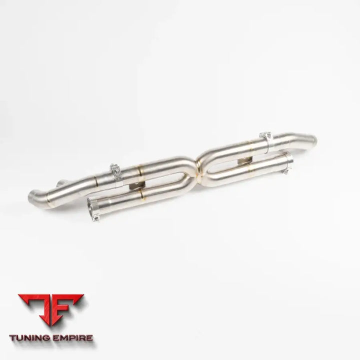 JCR PORSCHE TITANIUM CENTRE (NON SILENCED) (TURBO S EXCLUSIVE) EXHAUST SYSTEM