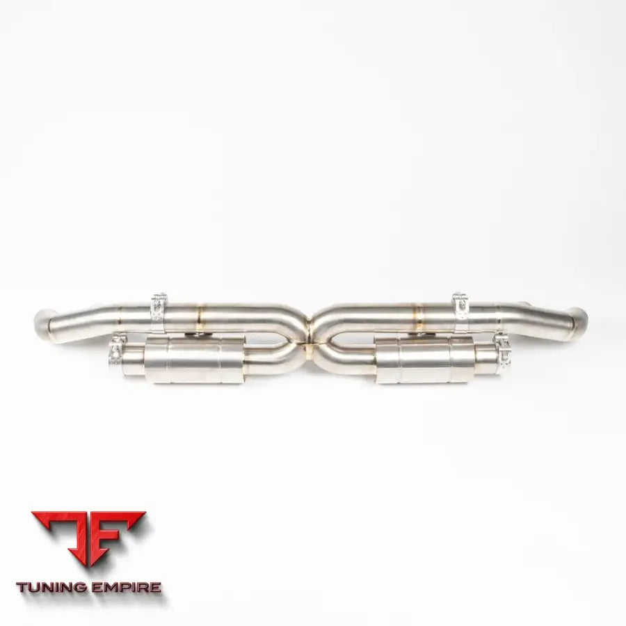 JCR PORSCHE TITANIUM CENTRE (SILENCED) (TURBO S EXCLUSIVE) EXHAUST SYSTEM