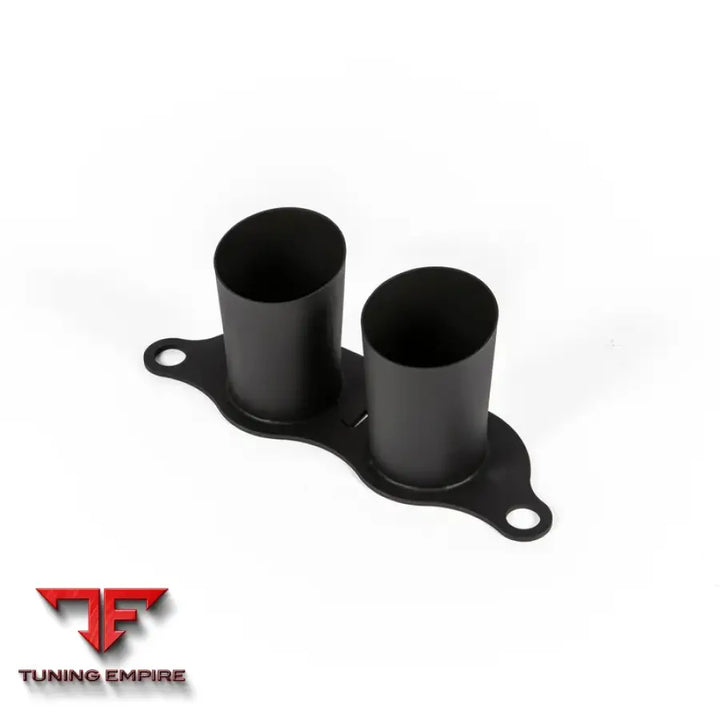 JCR PORSCHE TITANIUM EXHAUST TIPS (MEGAPHONE - BLACK COATED) EXHAUST SYSTEM