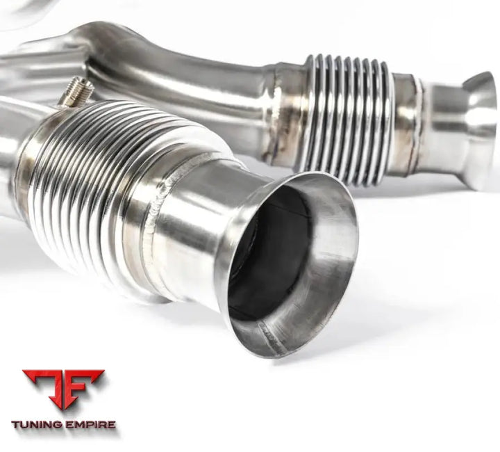 JCR PORSCHE CARRERA GT INCONEL VALVED RACE PIPE EXHAUST SYSTEM
