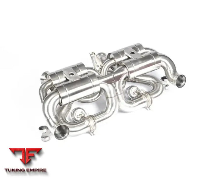 JCR PORSCHE CARRERA GT INCONEL VALVED RACE PIPE EXHAUST SYSTEM