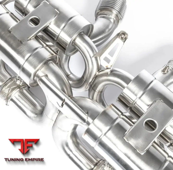 JCR PORSCHE CARRERA GT INCONEL VALVED RACE PIPE EXHAUST SYSTEM