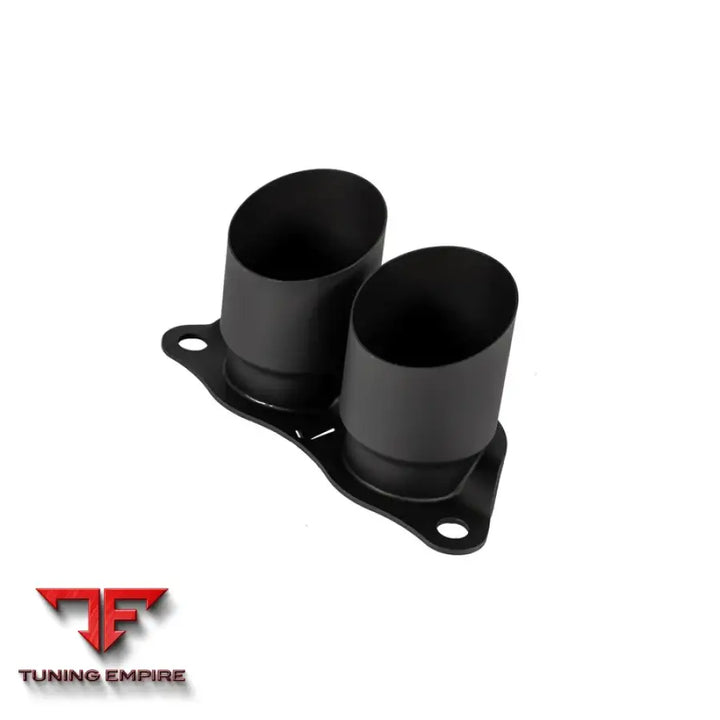 JCR PORSCHE OEM REPLACEMENT TITANIUM TIPS (STRAIGHT - BLACK COATED)
