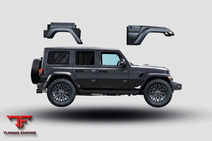 JEEP WRANGLER JL 4 DOOR BLACK HAWK BODY KIT 2018Y