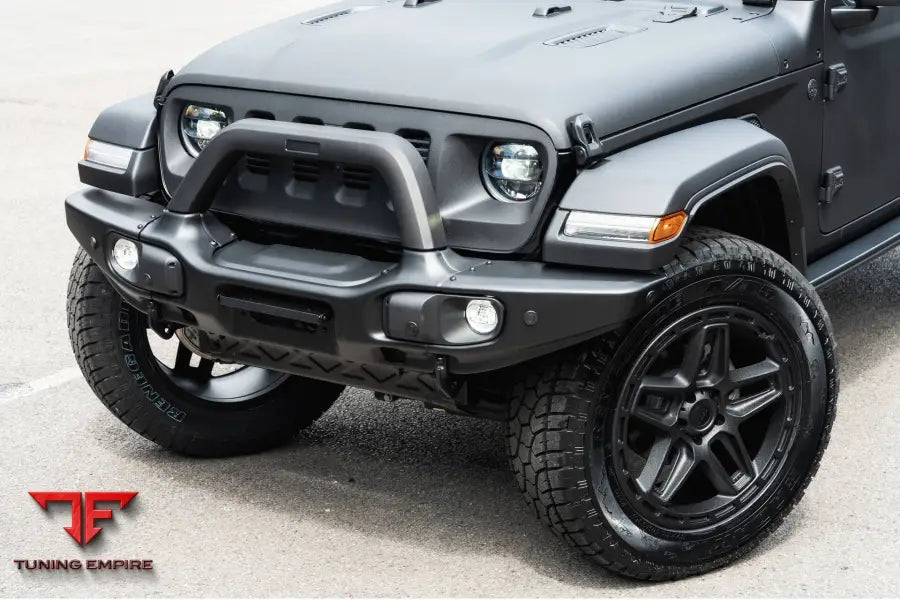 JEEP WRANGLER JL EXPEDITION FRONT BUMPER WITH INTEGRATED BAR 2018Y