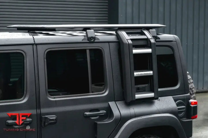 JEEP WRANGLER JL EXPEDITION ROOF RACK AND SIDE LADDER