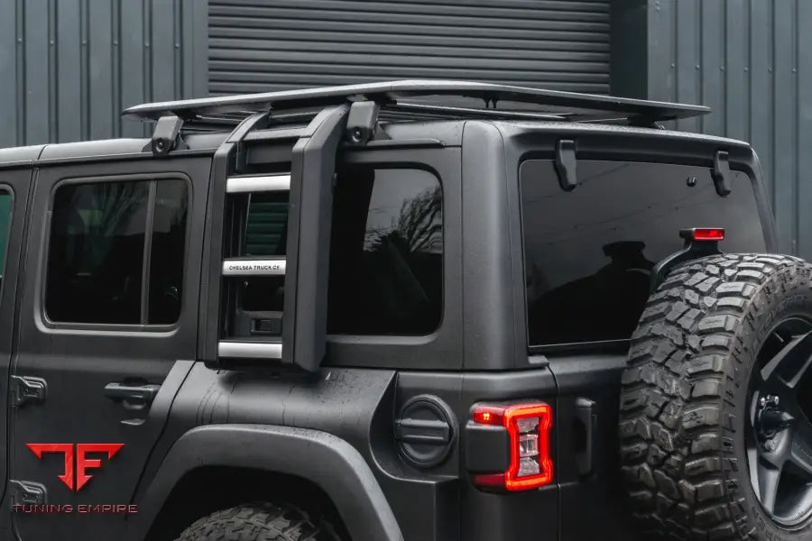 JEEP WRANGLER JL EXPEDITION ROOF RACK AND SIDE LADDER