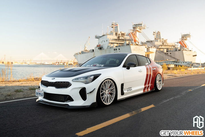 KIA STINGER GT on custom forged wheels