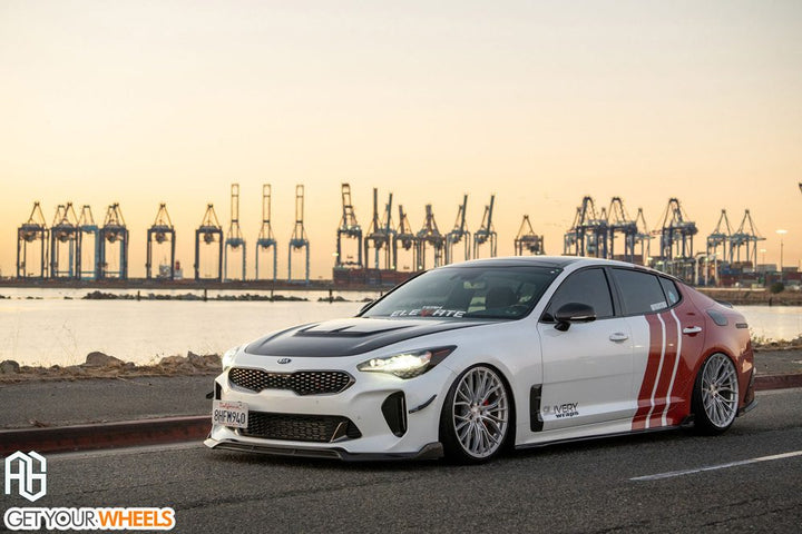 KIA STINGER GT on custom forged wheels