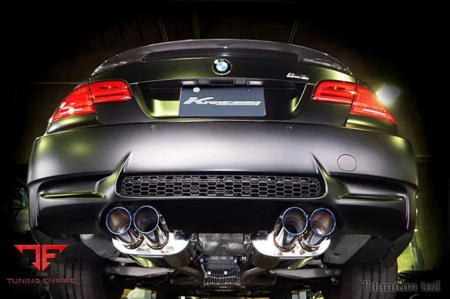 KREISSIEG BMW E92 M3 CAT-BACK F1 SOUND VALVETRONIC EXHAUST SYSTEM