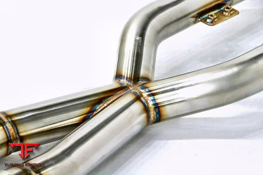 FERRARI 612 EXHAUST MUFFLER STAINLESS FRONT X-PIPE