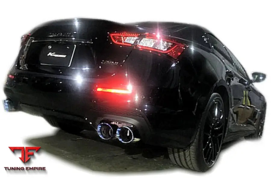 KREISSIEG MASERATI GHIBLI V6 EXHAUST MUFFLER CAT-BACK F1 SOUND VALVETRONIC EXHAUST SYSTEM