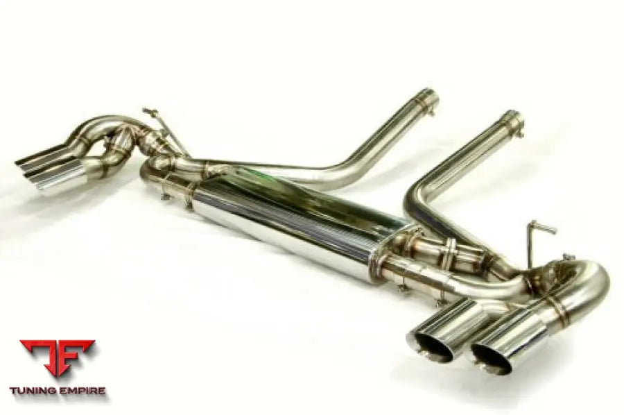 KREISSIEG PORSCHE 957 CAYENNE STAINLESS BILLET FLOATING CURL TAIL & SAND BLAST “KSG” LOGO MARK WITH F1 SOUND EXHAUST